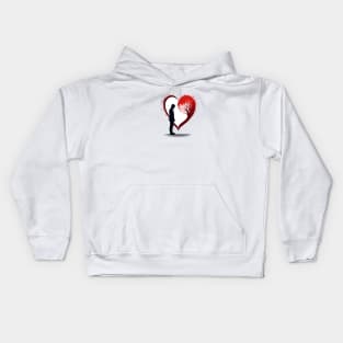 Lost in You - I Love My Valentine Kids Hoodie